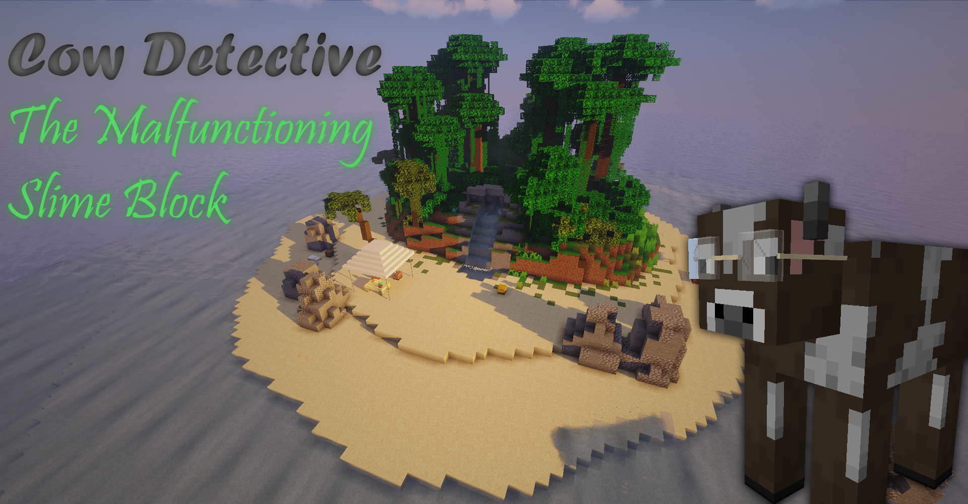 Descarca Cow Detective: The Malfunctioning Slime Block pentru Minecraft 1.16.4